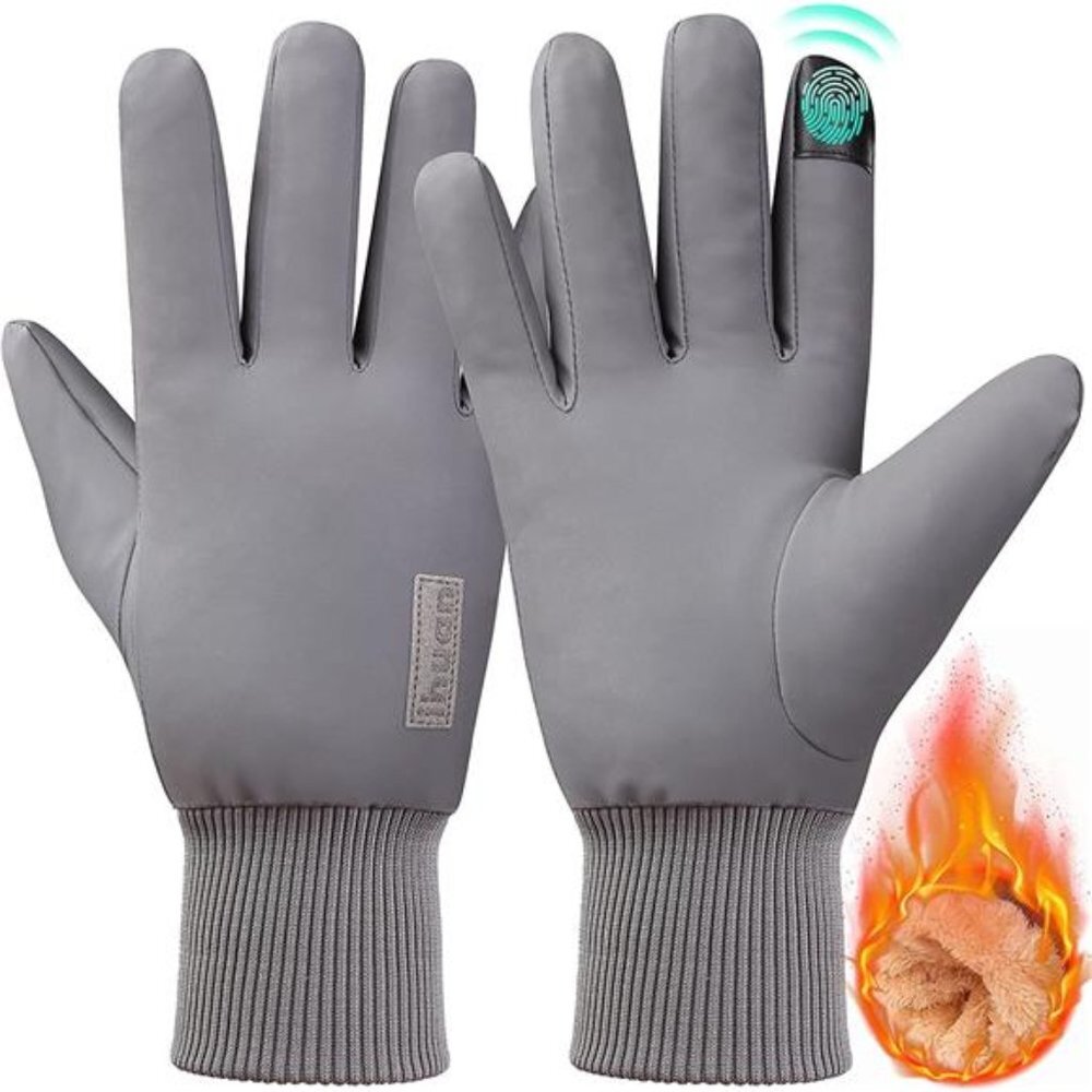 Unisex Winter Gloves Waterproof Snow Warm Gloves Touchscreen Finger